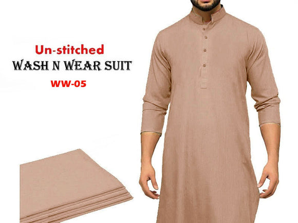 Unstitched Wash N Wear Men's Shalwar Kameez (DZ11918)