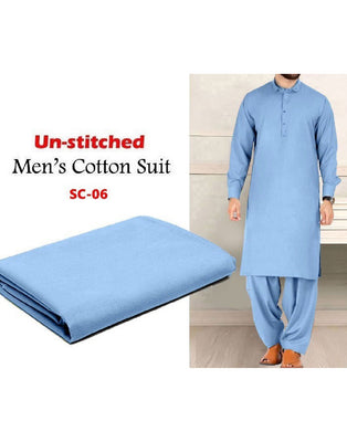 IB Swiss Fashion Soft Egyptian Cotton Unstitched Men's Shalwar Kameez (DZ13869)