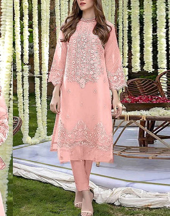 Handwork Embroidered Net Wedding Dress with Luxury Embroidered Shawl ( DressyZone.com Handwork Embroidered Net Wedding Dress with Luxury Embroidered Shawl ( DressyZone.com