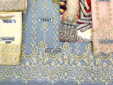 Luxury Handwork Heavy Embroidered Organza Party Wear Dress 2024 (DZ15465)