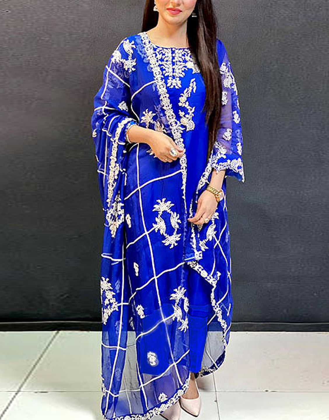 Heavy Embroidered Lawn Dress 2024 With Organza Dupatta DZ15757 heavy-embroidered-lawn-dress-2024-with-organza-dupatta-dz15757