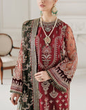 Luxurious Heavy Embroidered Net Bridal Dress 2024 (DZ15670)