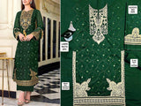 2-Piece Sequins Embroidered Lawn Dress 2023 (DZ15889)