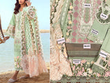 Schiffli Embroidered Lawn Dress with Heavy Embroidered Organza Dupatta (DZ15905)