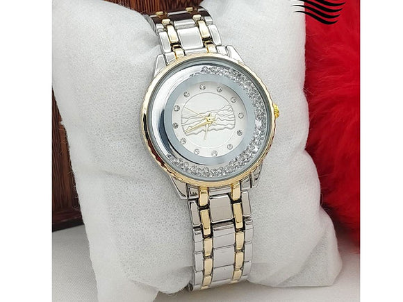 Stylish Two-Tone Bracelet Watch for Women (DZ15999)