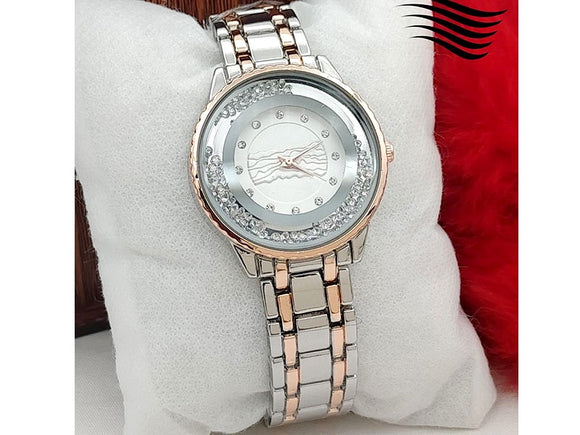 Stylish Two-Tone Bracelet Watch for Women (DZ16001)