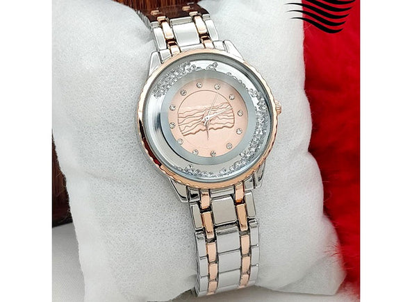 Stylish Two-Tone Bracelet Watch for Women (DZ16002)