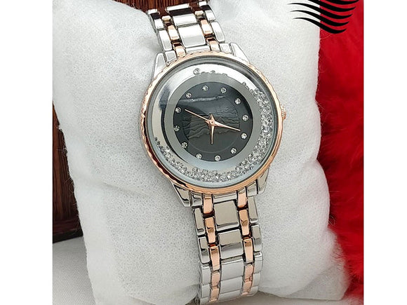 Stylish Two-Tone Bracelet Watch for Women (DZ16003)