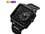 SKMEI Sports Dual Display Dial Stainless Steel Digital Watch WR30M (DZ16005)