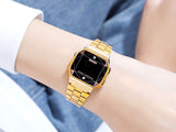 SKMEI Touch Screen Ladies Fashion Watch 1797 - Golden (DZ16010)