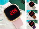 LED Touch Screen Rubber Strap Watch for Kids (DZ16028)