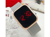 LED Touch Screen Rubber Strap Watch for Kids (DZ16030)