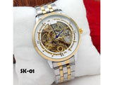 Luxury Men's Skeleton Automatic Stainless Steel Watch (DZ16100)