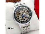Luxury Men's Skeleton Automatic Stainless Steel Watch (DZ16100)
