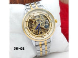 Luxury Men's Skeleton Automatic Stainless Steel Watch (DZ16100)
