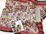 Digital All-Over Print Lawn Dress with Diamond Dupatta (DZ16117)