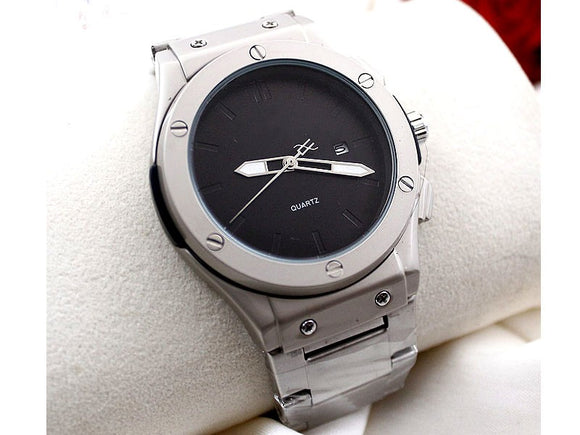 Trendy Men's Fashion Matt Finish Chain Watch (DZ16129)