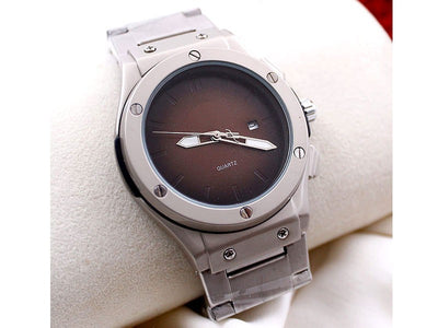 Trendy Men's Fashion Matt Finish Chain Watch (DZ16130)
