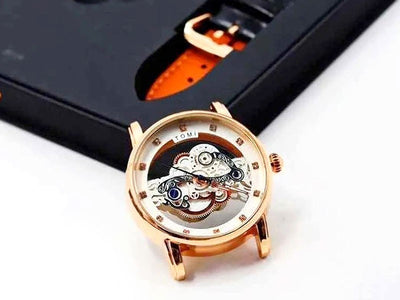 Original Tomi Face Gear Men's Watch with 2 Leather Strap + Box (DZ16133)