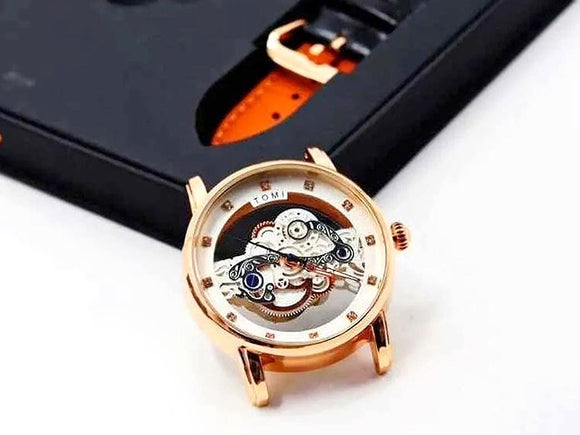 Original Tomi Face Gear Men's Watch with 2 Leather Strap + Box (DZ16133)