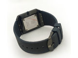 Trendy Men's Black Rubber Strap Watch (DZ16143)