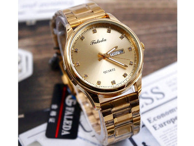 Original Faleda Men's Stainless Steel Chain Watch (DZ16167)