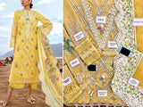 Schiffli Embroidered Lawn Dress with Embroidered Organza Dupatta (DZ16177)