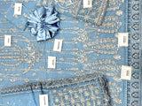 Luxury Handwork Heavy Embroidered Net Bridal Maxi Dress (DZ16250)