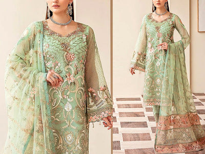 Luxury Handwork Heavy Embroidered Organza Wedding Dress 2023 (DZ16253)