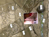 3D Handwork Embroidered Organza Party Wear Dress 2023 (DZ16256)