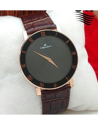 Xenlex Leather Strap Men s Dress Watch DZ16304 DressyZone