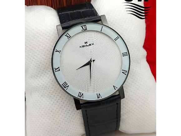 Xenlex Leather Strap Men's Dress Watch (DZ16309)