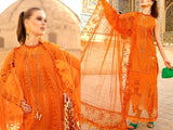 Luxury Schiffli Embroidered Lawn Dress with Cotton Net Dupatta (DZ16315)