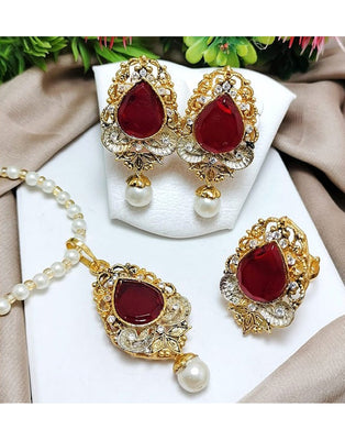 Egyptian Necklace Set with Adjustable Ring (DZ16361)