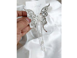 Stylish Butterfly Shape Silver Hair Catcher (DZ16458)