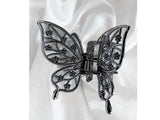 Elegant Butterfly Shaped Hair Clip - Black (DZ16462)