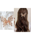 Elegant Butterfly Shaped Hair Clip - Rose Golden (DZ16463)