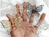 Pack of 4 Butterfly Shaped Hair Clips (DZ16464)