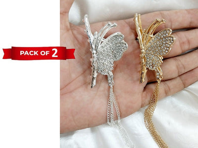 Pack of 2 Butterfly Shape Hair Catchers (DZ16472)