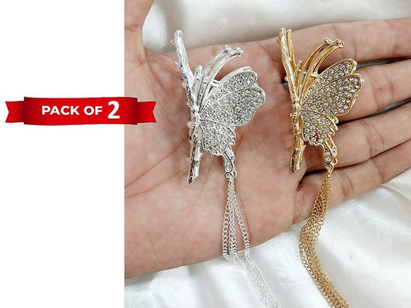 Pack of 2 Butterfly Shape Hair Catchers (DZ16472)