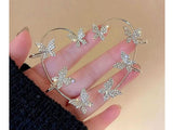 Pair of Delicate Butterfly Ear Cuffs (DZ16485)