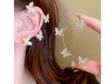 Pair of Delicate Butterfly Ear Cuffs (DZ16485)