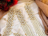 Heavy Bridal Mala Set with Choker, Earrings and Tikka (DZ16518)