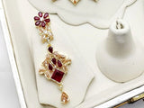 Adorable Gold Plated Zircon Bridal Jewelry Set (DZ16533)