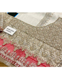 Luxury Heavy Embroidered Organza Wedding Dress 2024 (DZ16538)