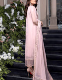 Heavy Embroidered Fancy Chiffon Wedding Dress (DZ16542)