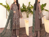 Luxury Handwork Embroidered Organza Wedding Dress (DZ16547)