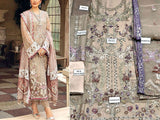 Handwork Heavy Embroidered Organza Party Wear Dress (DZ16552)