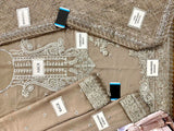 Heavy Embroidered Chiffon Party Dress with Embroidered Net Dupatta (DZ16553)
