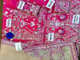 Luxury Handowrk Heavy Embroidered Organza Wedding Dress 2023 (DZ16554)